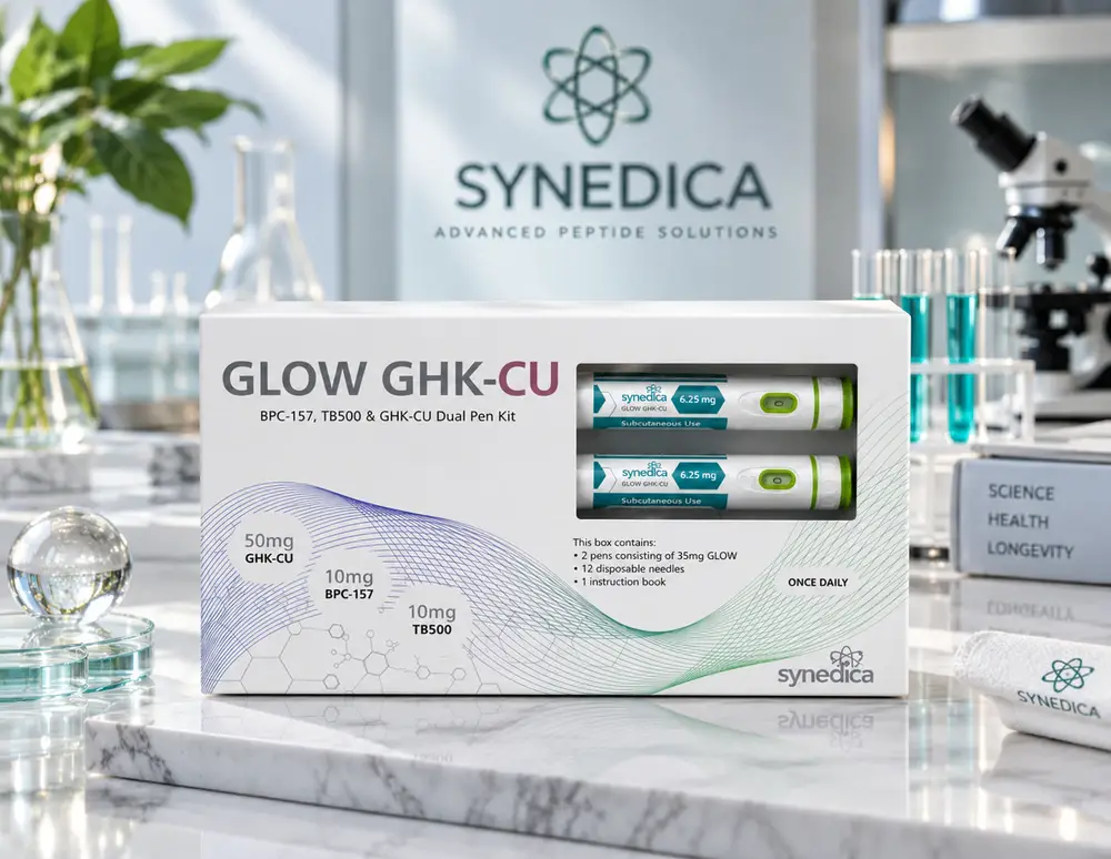 GLOW GHK-Cu Dual Pen Kit BPC-157 TB500 GHK-CU