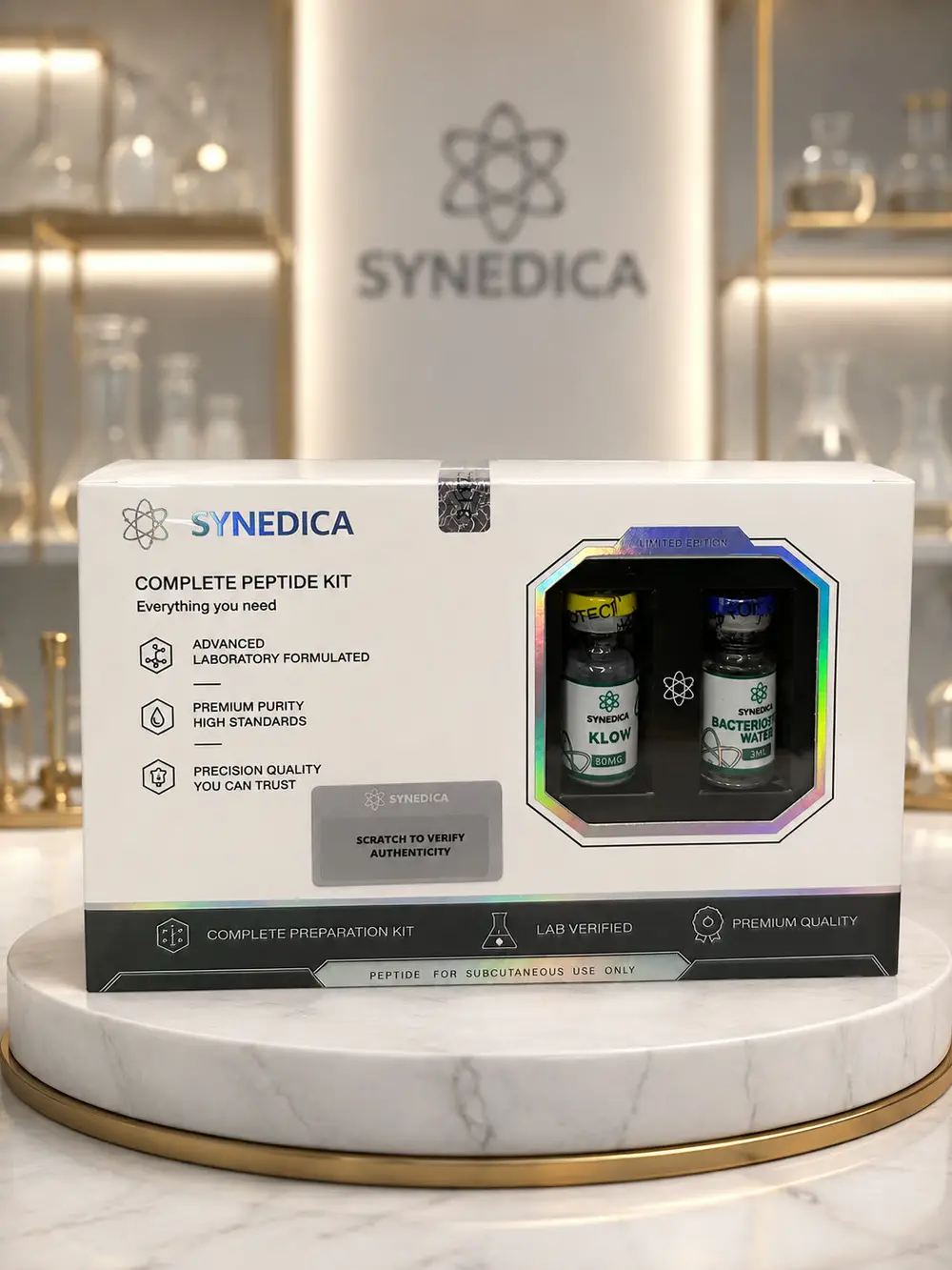 Synedica KLOW 80mg Complete Peptide Kit box