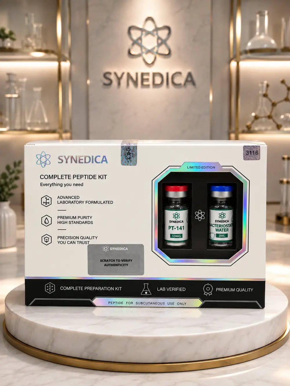 PT-141 10mg Complete Peptide Kit